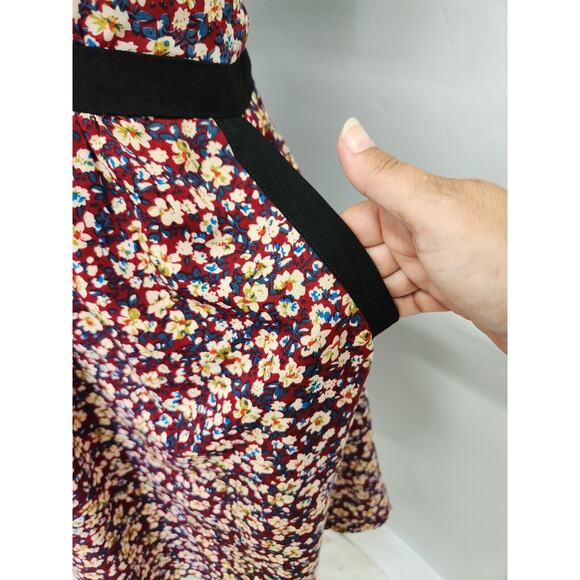 Uttam Boutique Ditsy Floral Dress With Pockets Size 8/10 Boho - Picture 3 of 12